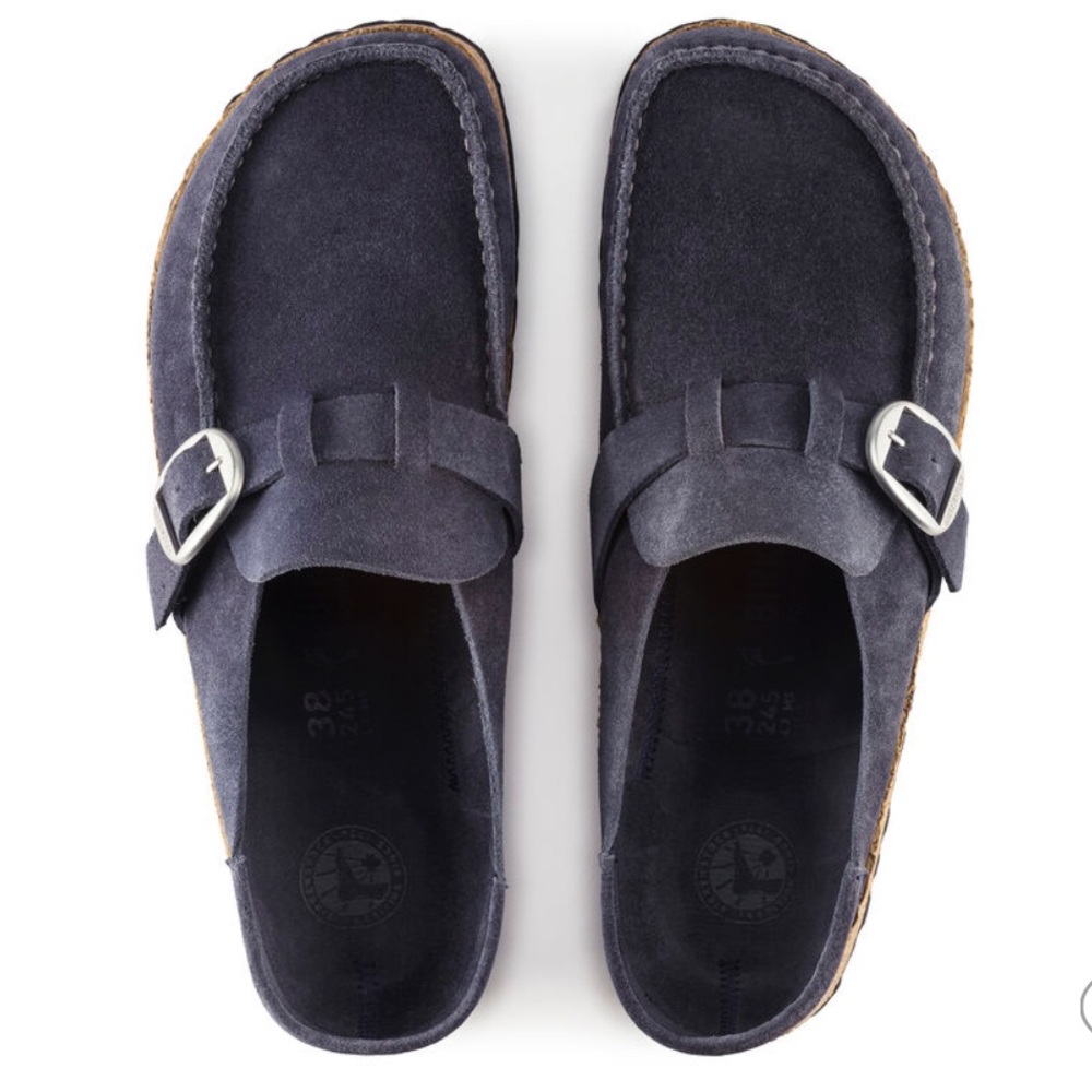 ☄️2 for $100☄️ FLASH SALE! 
Birkenstock Buckley Suede Leather In Navy